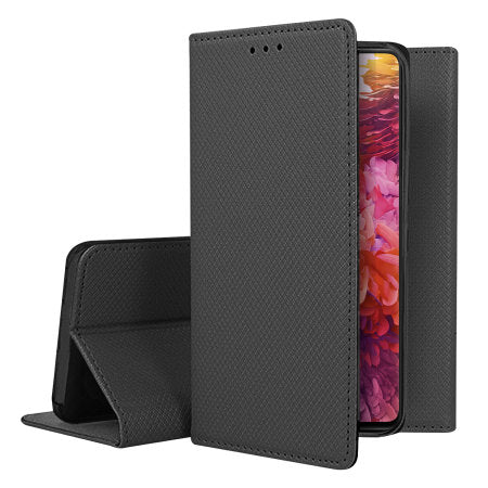 Ümbris kaanega Smart Magnet Samsung A217 A21s (must)