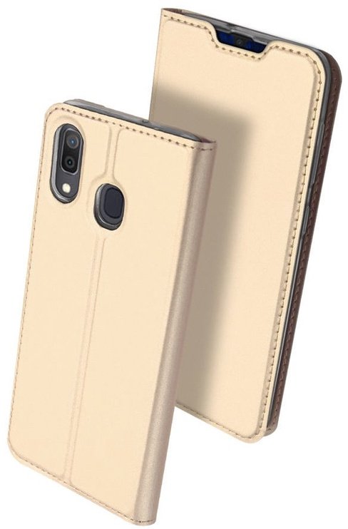 Ümbris kaanega Dux Ducis Samsung A202/ Galaxy A20e (kuldne)