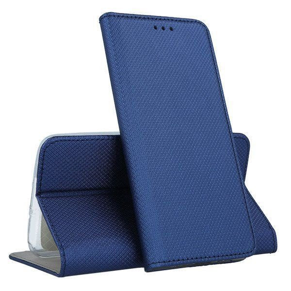 Ümbris kaanega Smart Magnet Xiaomi Redmi Note 9 (tumesinine)