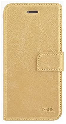 Ümbris kaanega Molancano Issue Diary Huawei Ascend P9 lite mini (kuldne)