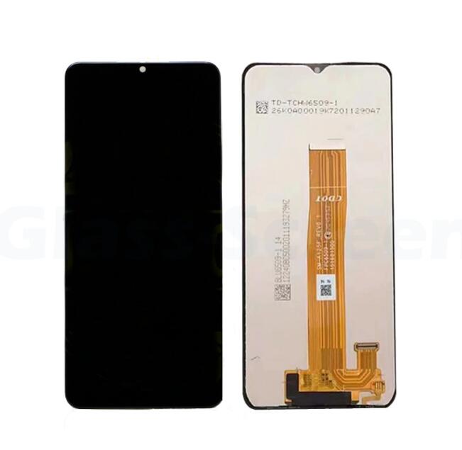 Varuosa Samsung Galaxy A12 / A125 LCD ekraan raamita originaal must (service pack)