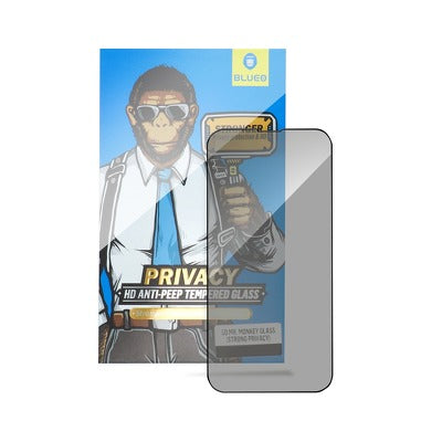 Kaitseklaas "Mr. Monkey 5D" Full Glue Privacy Iphone X / Iphone XS / Iphone 11 Pro (must)