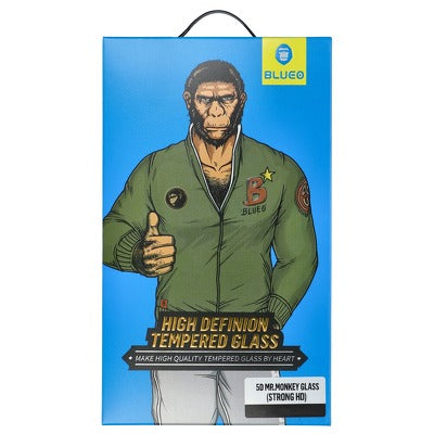 Kaitseklaas "Mr. Monkey 5D" Full Glue Strong HD iPhone 12 / iPhone 12 Pro (must)