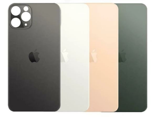 Varuosa iPhone 12 Pro Max tagumine klaas suurema avaga kaamera jaoks (valge)