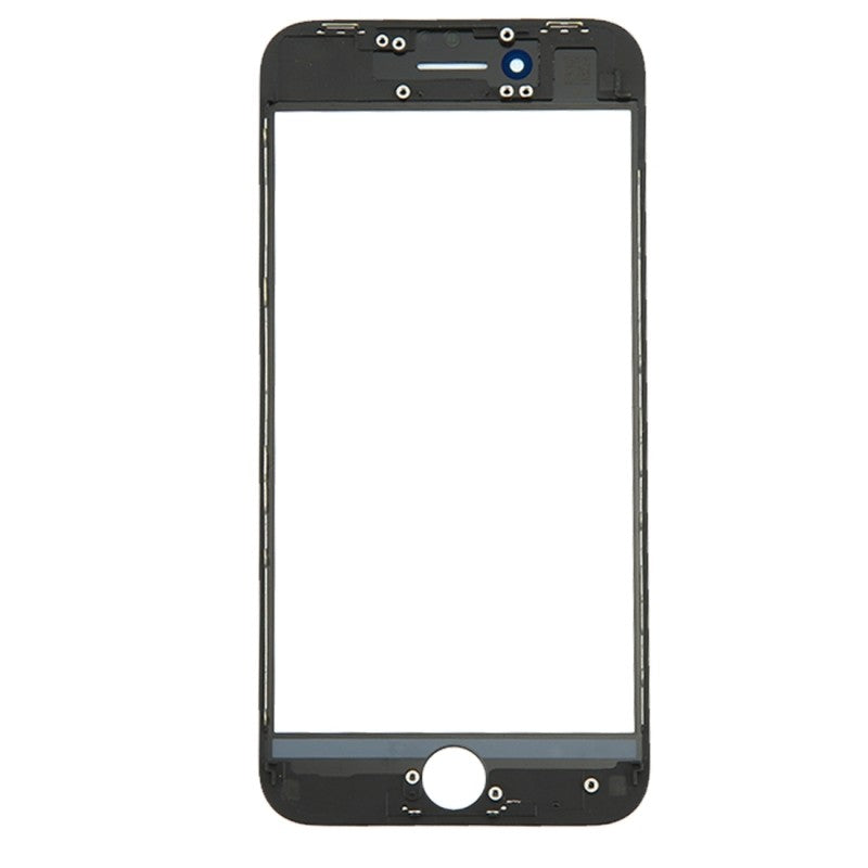 Varuosa Iphone 8 / SE 2020 esiklaas (must)