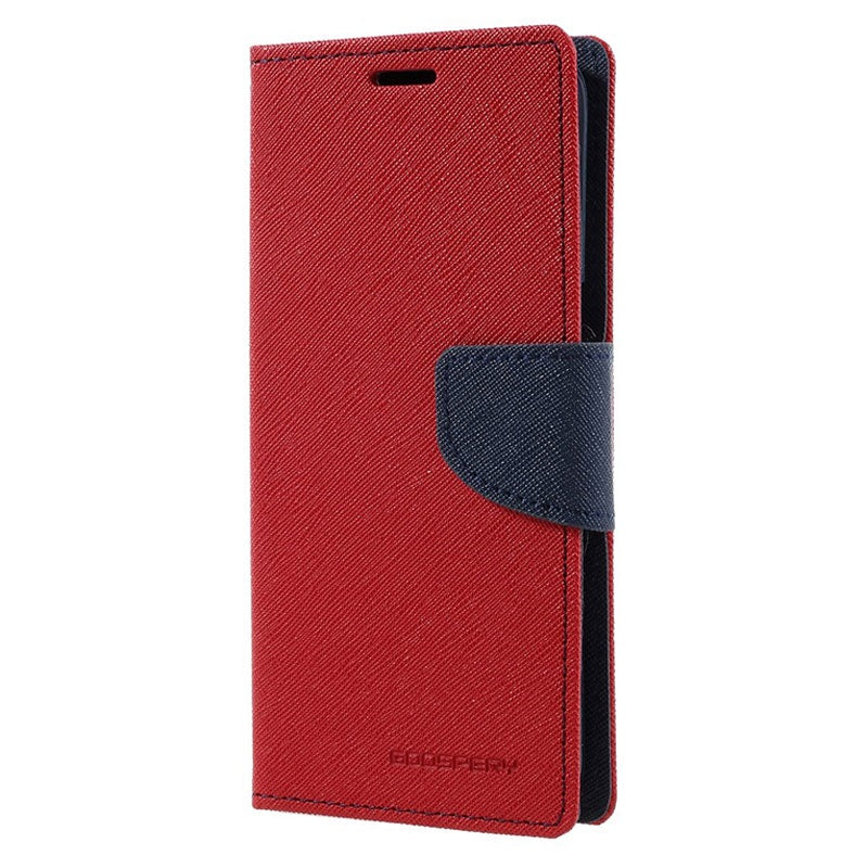 Ümbris kaanega Fancy Huawei Ascend Y6 2019 (punane/sinine)