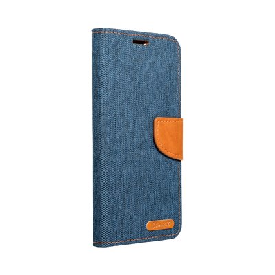 Ümbris kaanega Canvas Book Samsung A025F / Galaxy A02s (tumesinine/pruun)