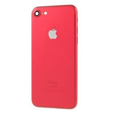 Varuosa Iphone 7 tagumine kaas (punane)