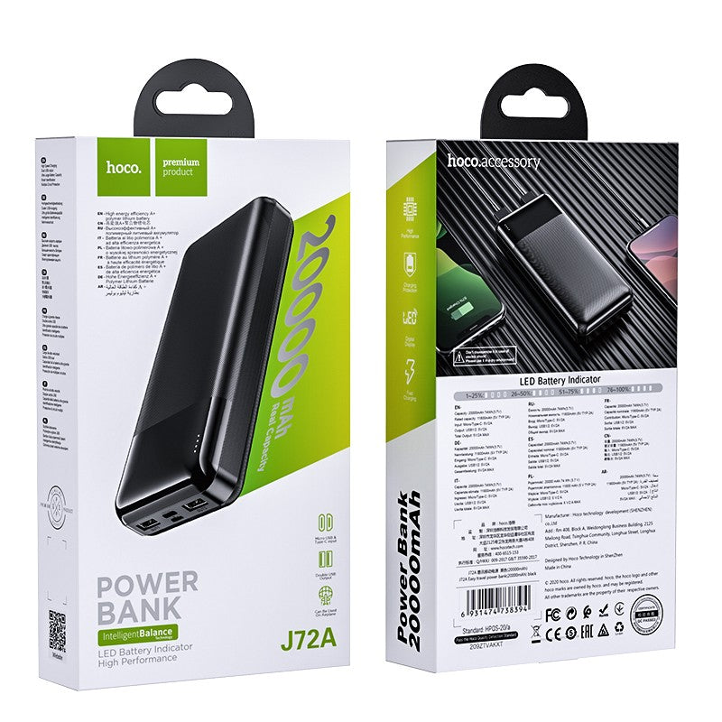 Akupank Hoco J72A 20000mAh (valge)