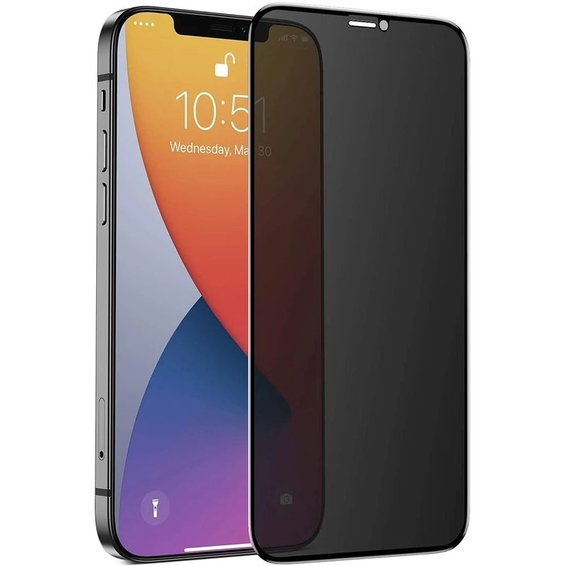 Kaitseklaas Full Glue Privacy iPhone 13/ iPhone 13 Pro/ iPhone 14/ iPhone 16e (must)