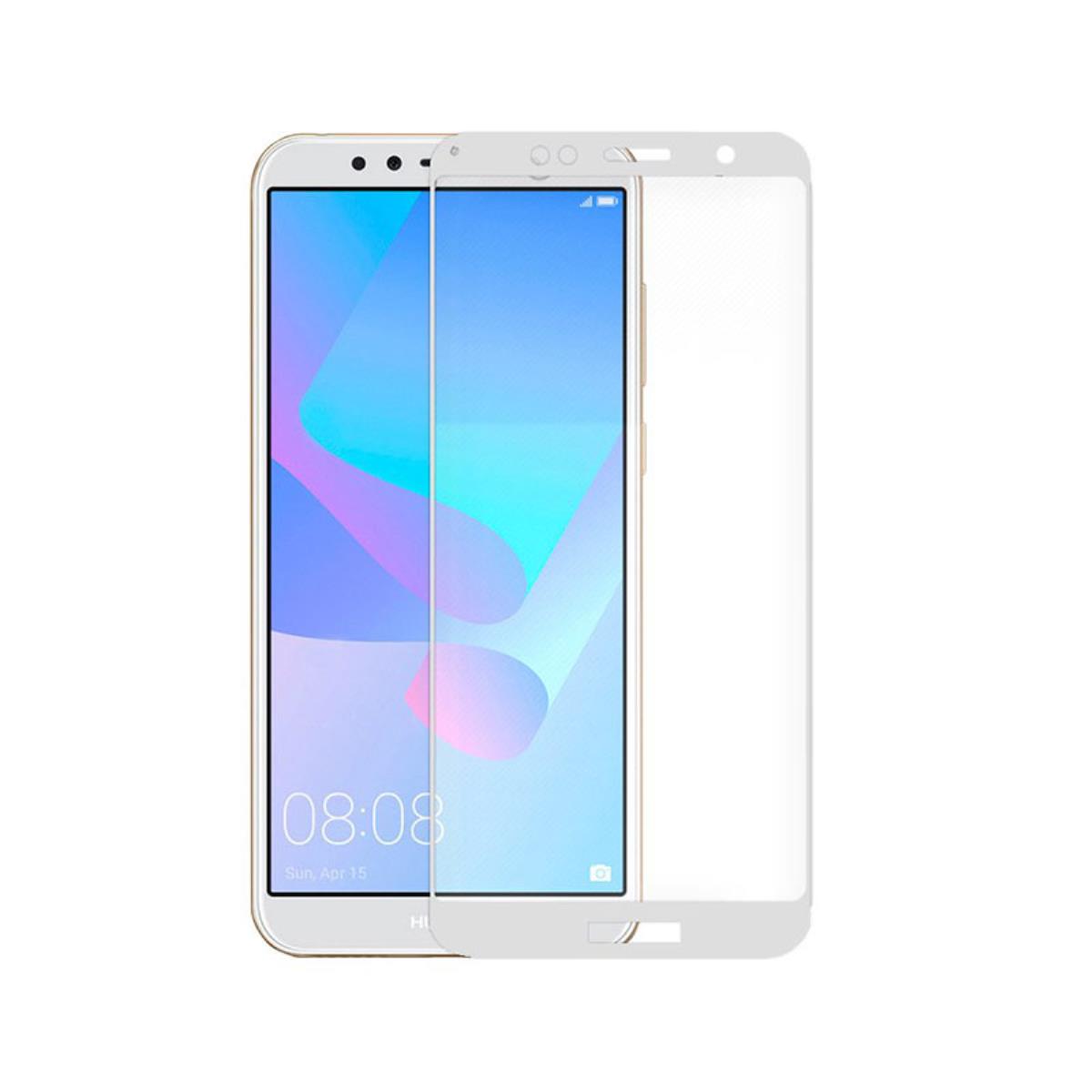 Kaitseklaas Mocolo 2.5D Full Glue Huawei Ascend Y6 2018 (valge)