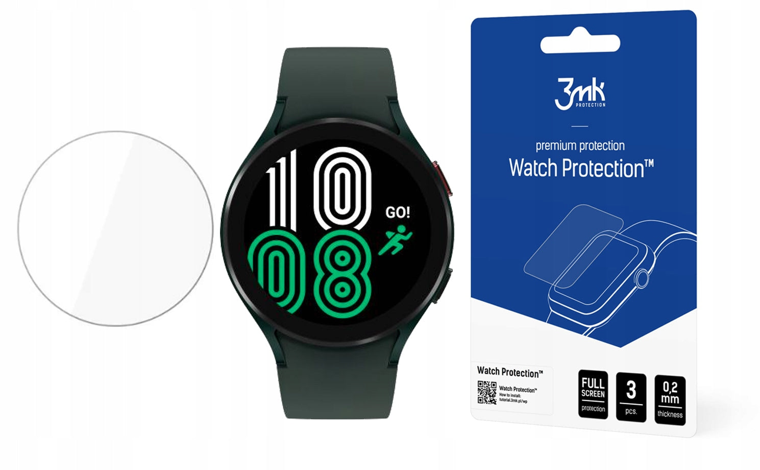 Kaitseklaas 3MK Flexible Glass Samsung Watch 5 Pro 45mm