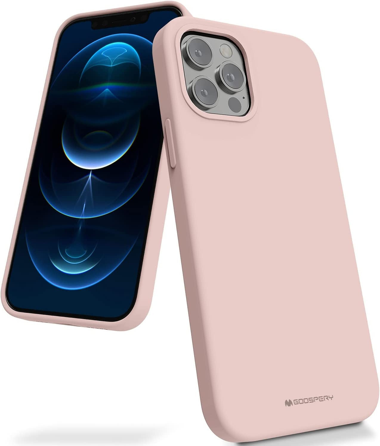 Silikoon "Mercury Silicone" iPhone 13 mini (heleroosa)
