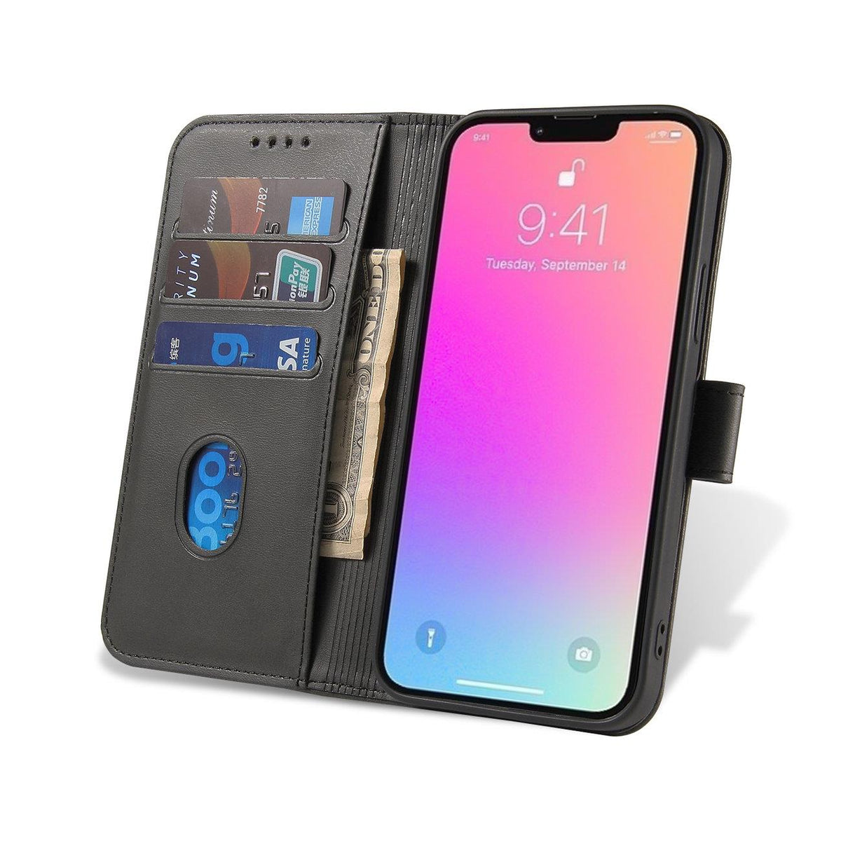 Ümbris kaanega Magnet Case Nothing Phone 1 (must)