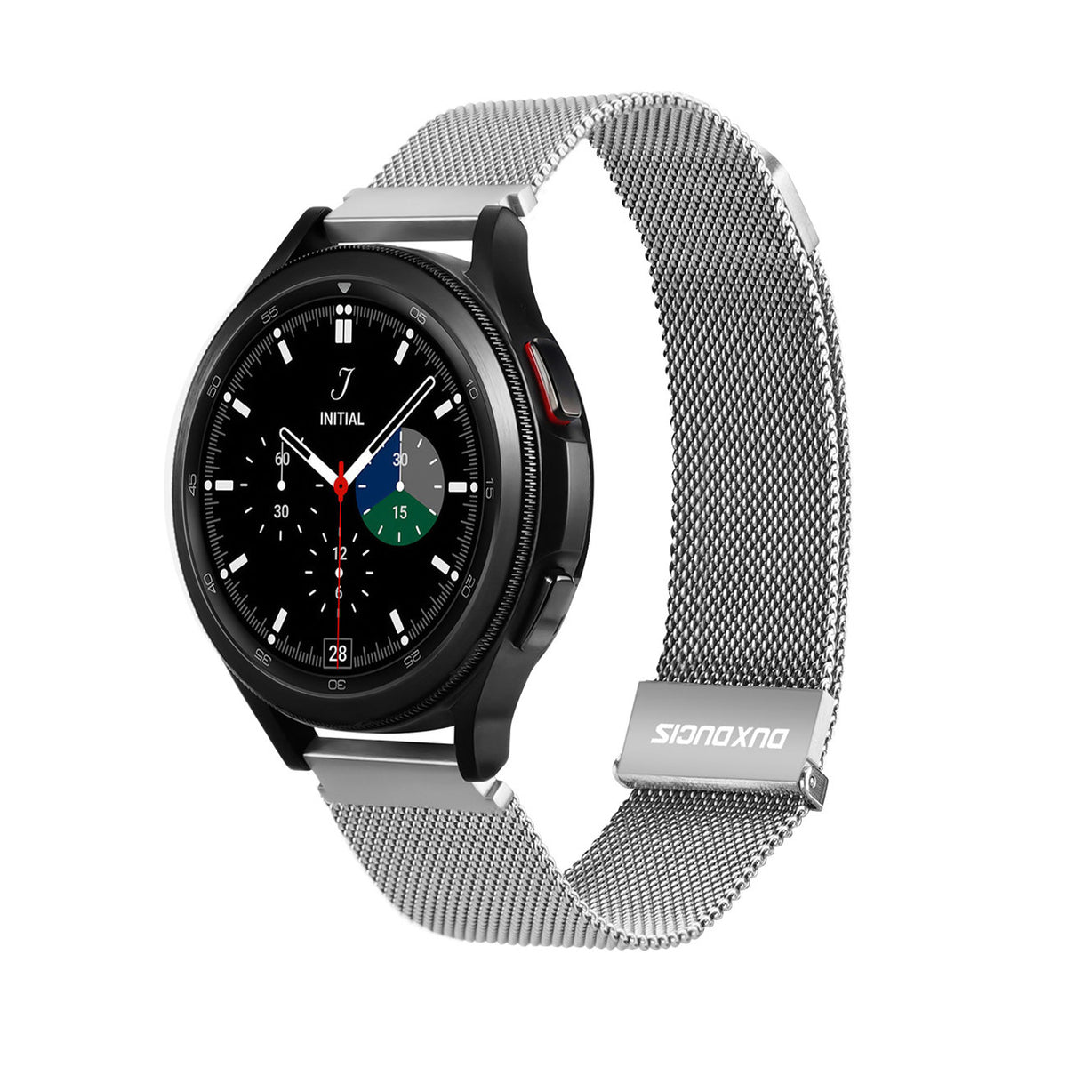 Kellarihm Dux Ducis Milanese Samsung / Huawei / Xiaomi 22mm (hõbedane)