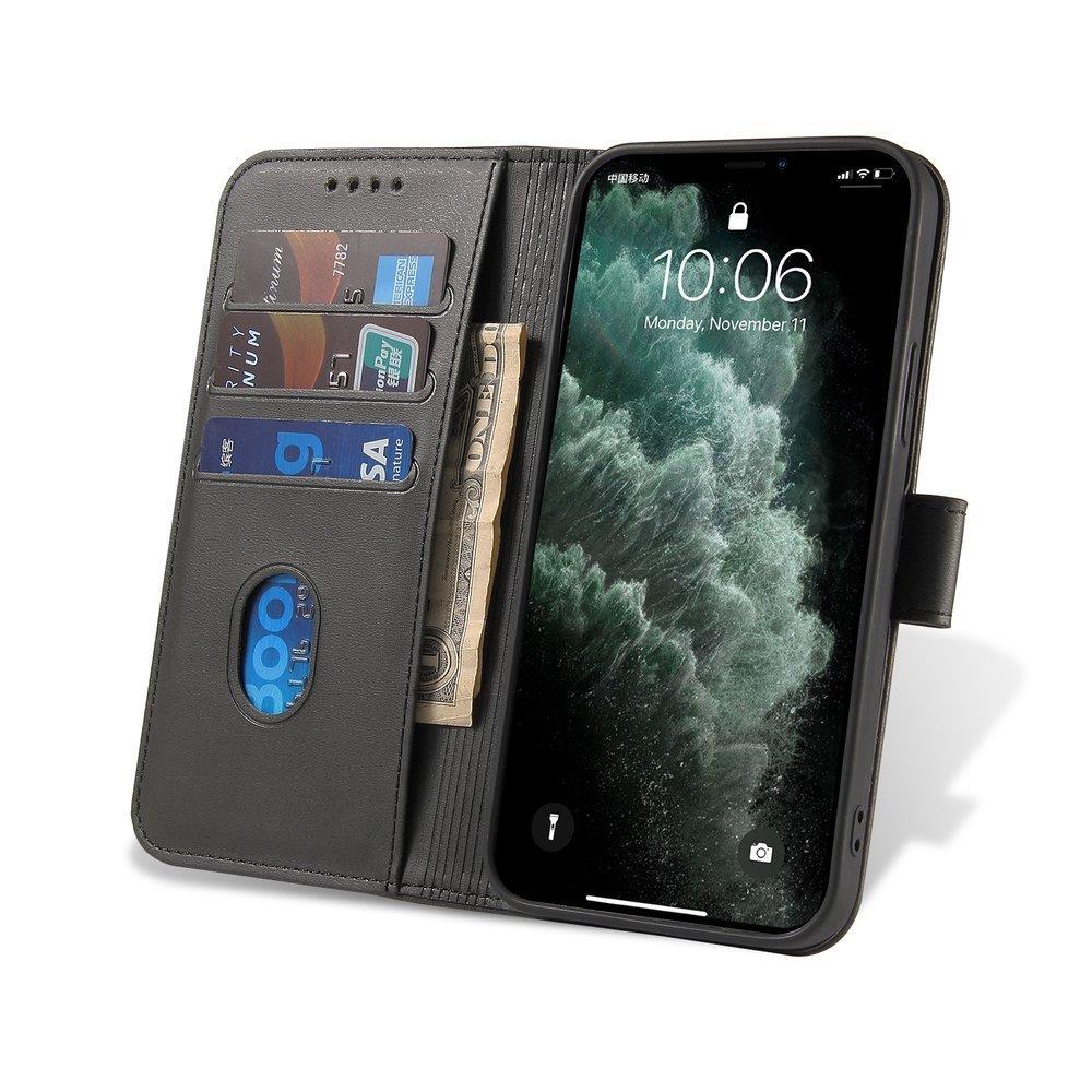 Ümbris kaanega Elegant Bookcase Samsung Galaxy A22 (must)