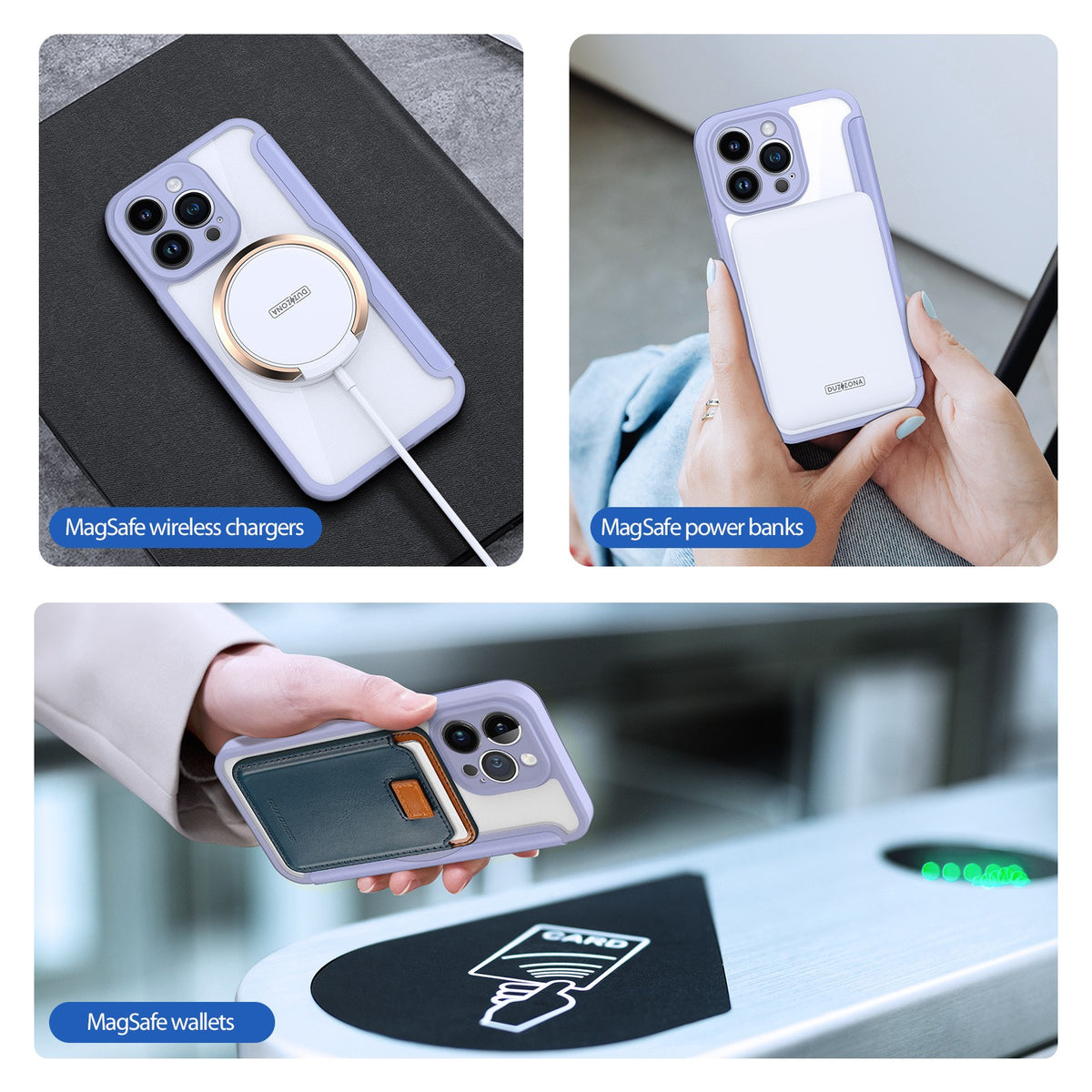 Ümbris kaanega Dux Ducis "Skin X Pro" Iphone 14 Plus (lilla)