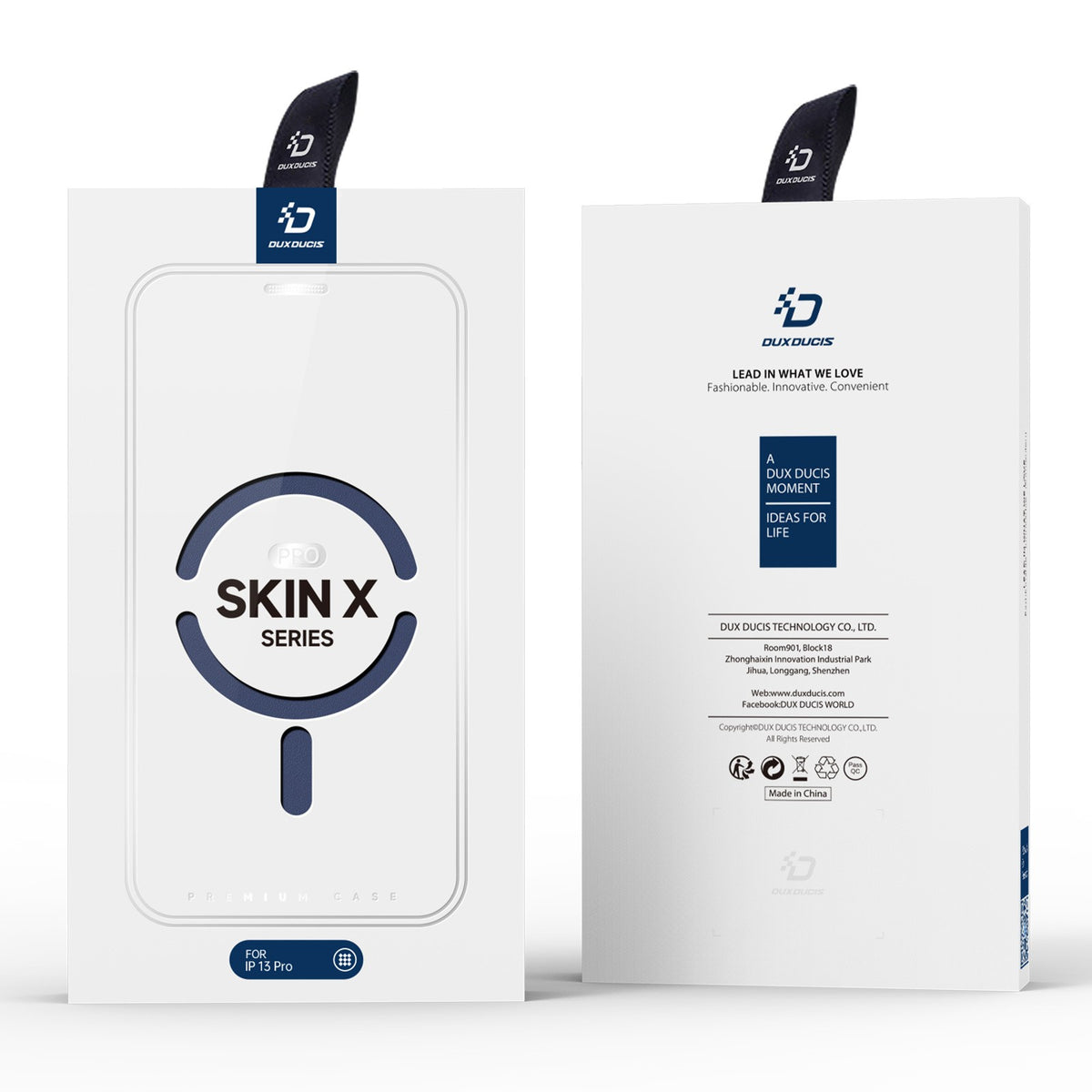 Ümbris kaanega Dux Ducis "Skin X Pro" Iphone 14 Plus (lilla)