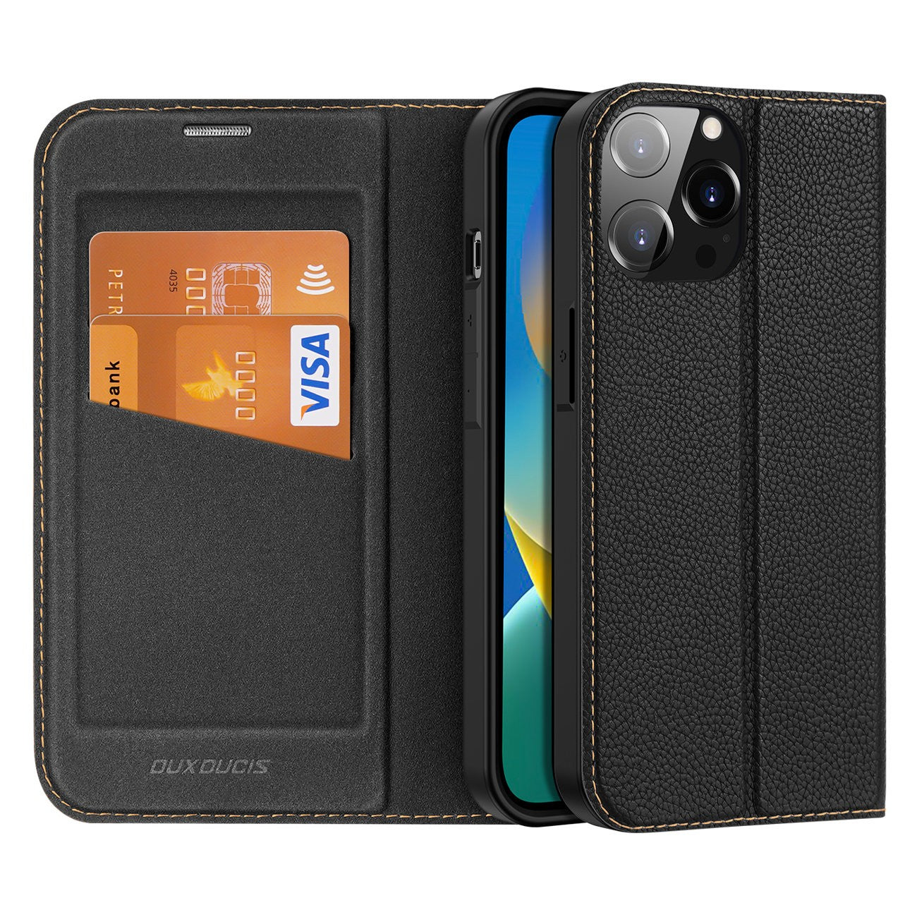 Ümbris kaanega Dux Ducis Skin X2 Samsung A145 A14 4G / A146 A14 5G (must)