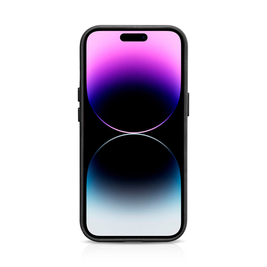 Ümbris iCarer Oil Wax Premium Leather iPhone 15 Plus MagSafe (must)