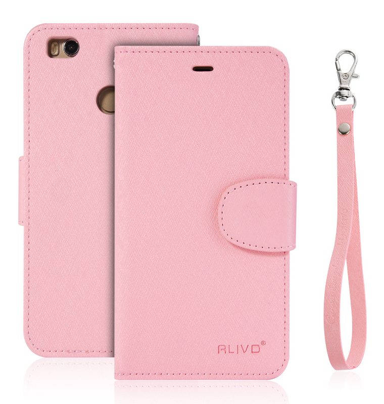 Ümbris kaanega Alivo Läikiv Xiaomi Redmi 6 Pro/ Mi A2 Lite (heleroosa)