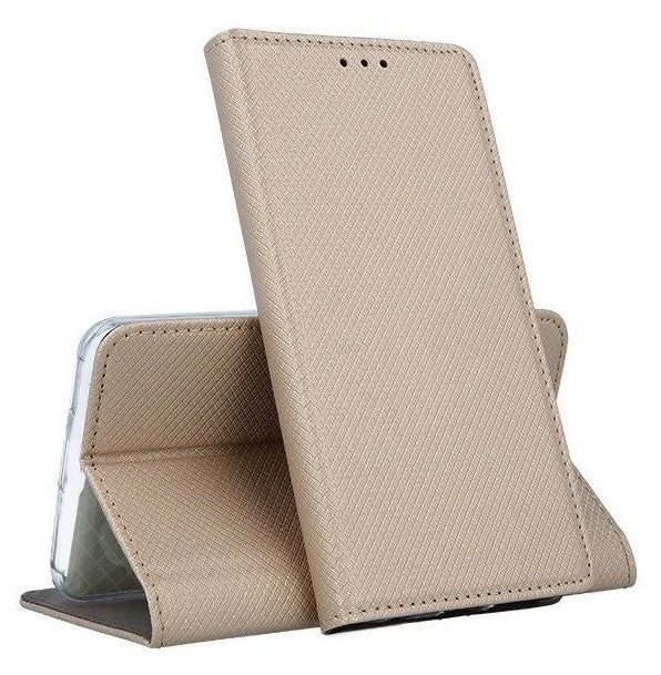 Ümbris kaanega Smart Magnet Xiaomi Redmi 12 (kuldne)