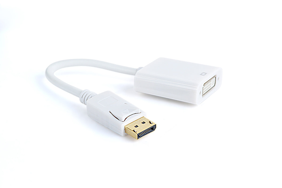 Cablexpert DP to DVI Adapter-juhe (valge)