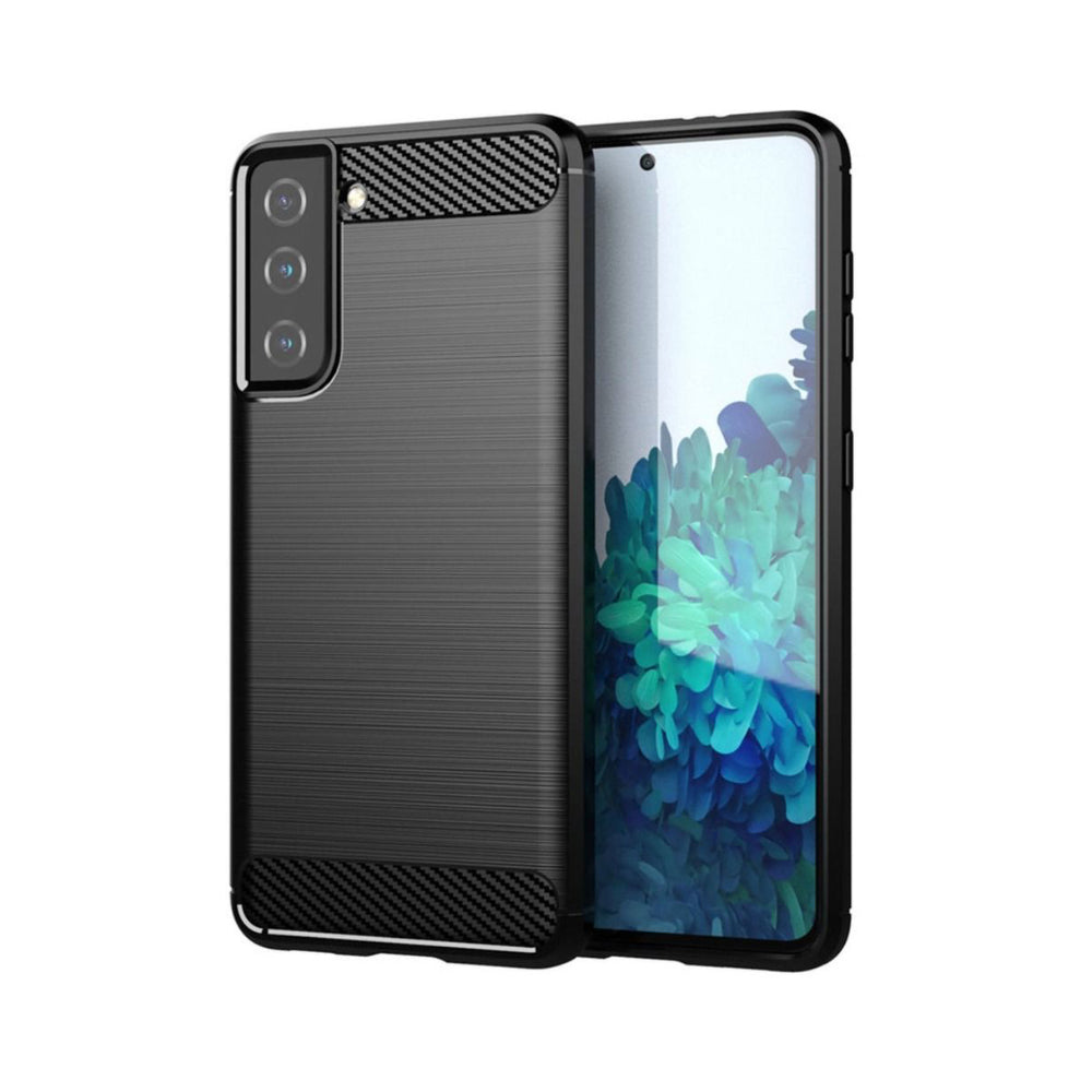 Silikoon Carbon Lux Samsung Galaxy S21 FE (must)