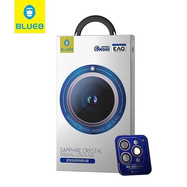 Kaitseklaas Mr. Monkey tagakaamerale "Sapphire Crystal" Iphone 15 Pro / 15 Pro Max / 16 Pro / 16 Pro Max / 17 Pro / 17 Pro Max (sinine)