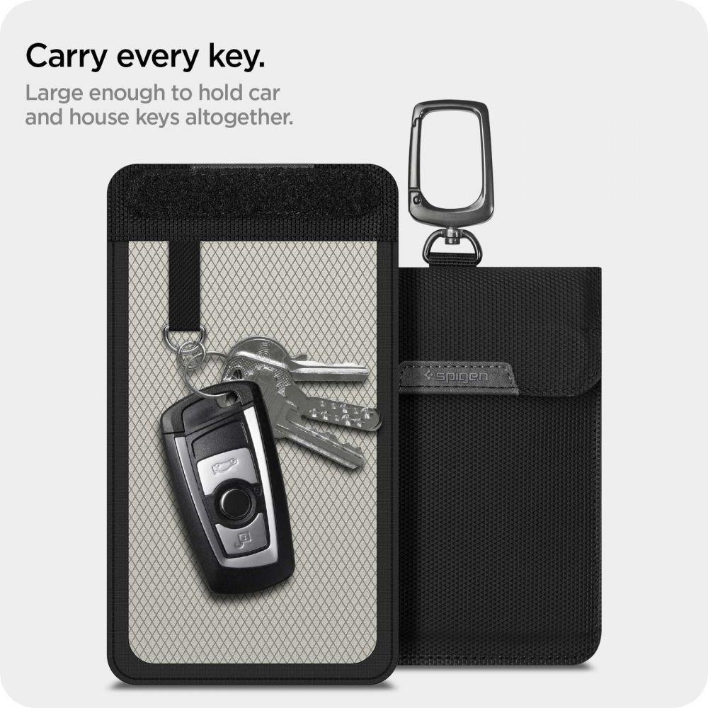 Spigen võtmetasku Faraday Cage (must)