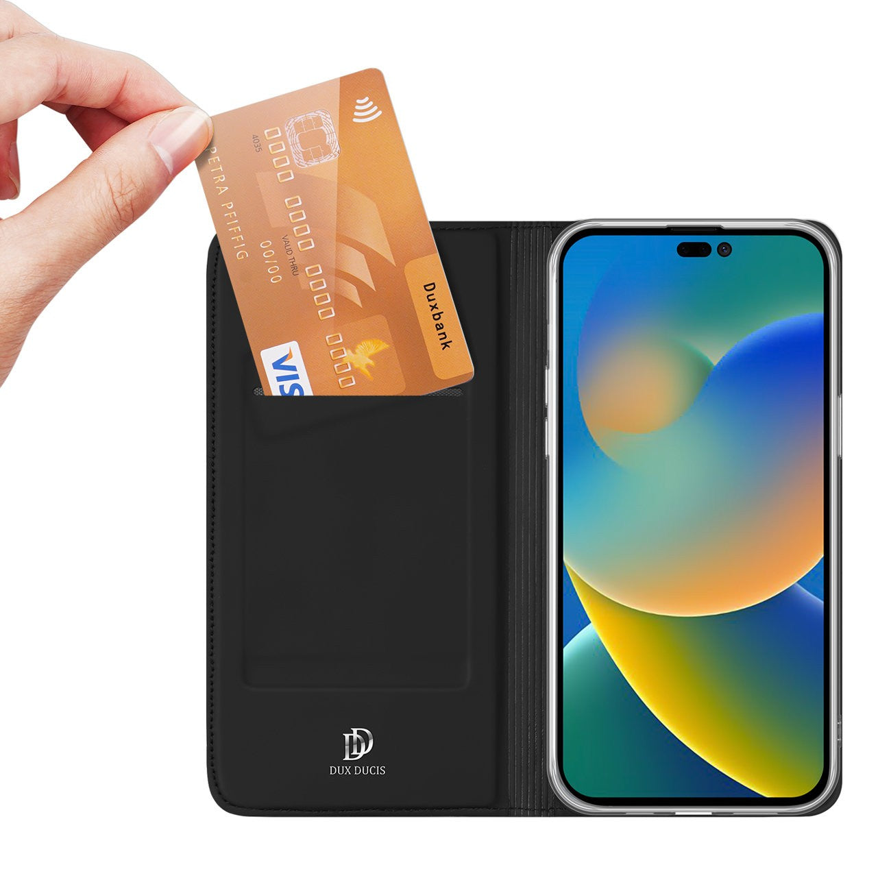 Ümbris kaanega Dux Ducis Skin Pro Samsung A155 A15 4G / A156 A15 5G (must)