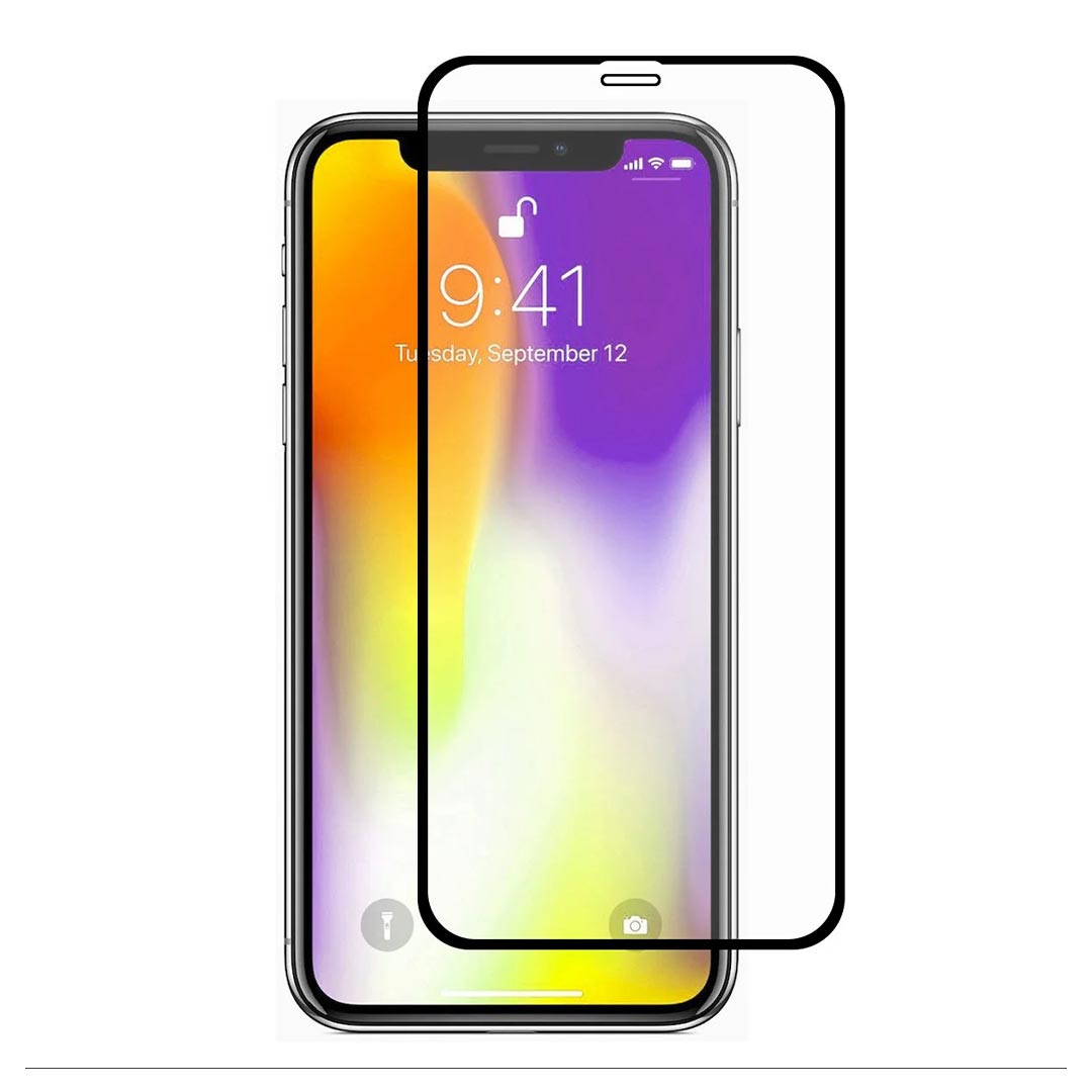 Kaitseklaas 2.5D Full Glue Iphone X/ Iphone XS/ Iphone 11 Pro (must)