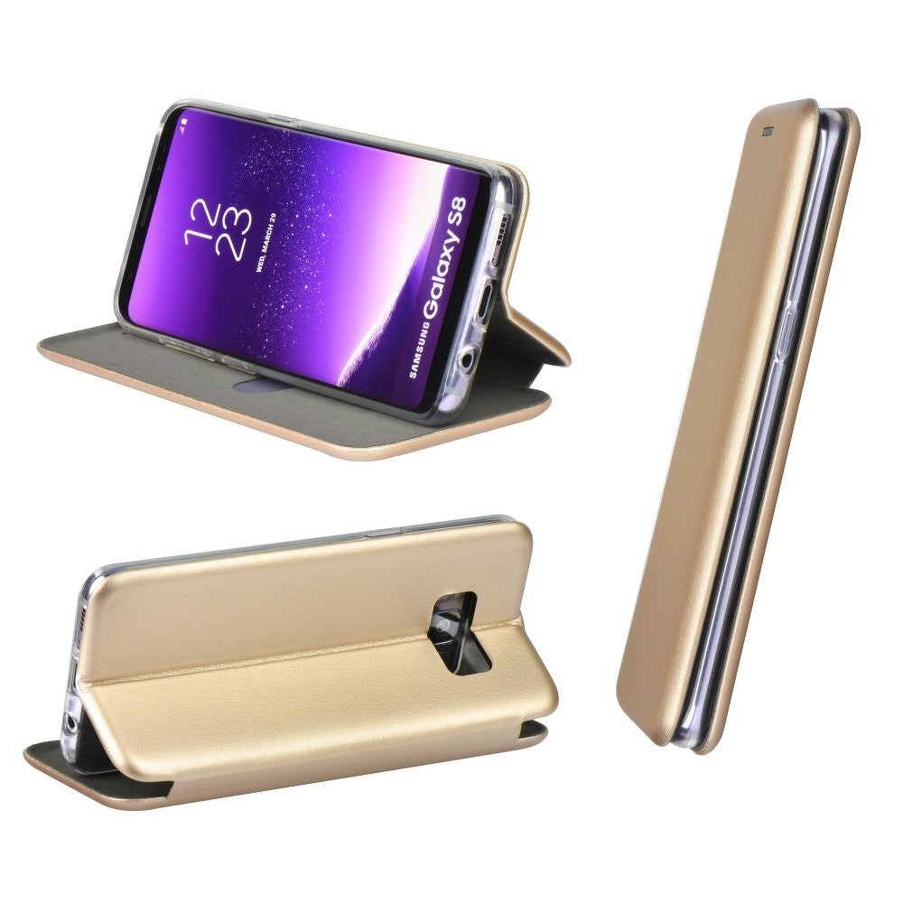 Ümbris kaanega Book Elegance Samsung A356 A35 5G (kuldne)