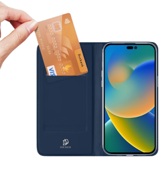 Ümbris kaanega Dux Ducis "Skin Pro" Samsung A55 5G (tumesinine)