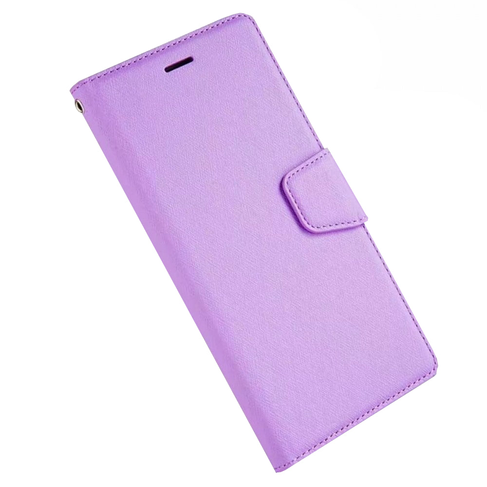 Ümbris kaanega Alivo Läikiv Samsung Galaxy A6 Plus (lilla)