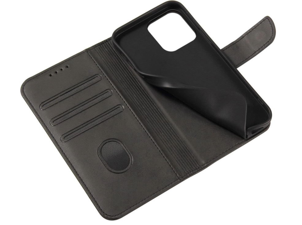 Ümbris kaanega Wallet Case iPhone 15 (must)