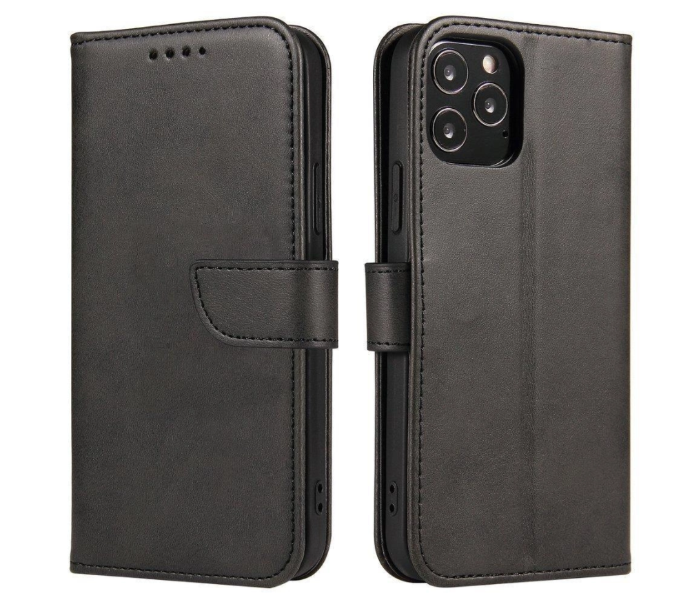 Ümbris kaanega Wallet Case iPhone 15 Pro (must)