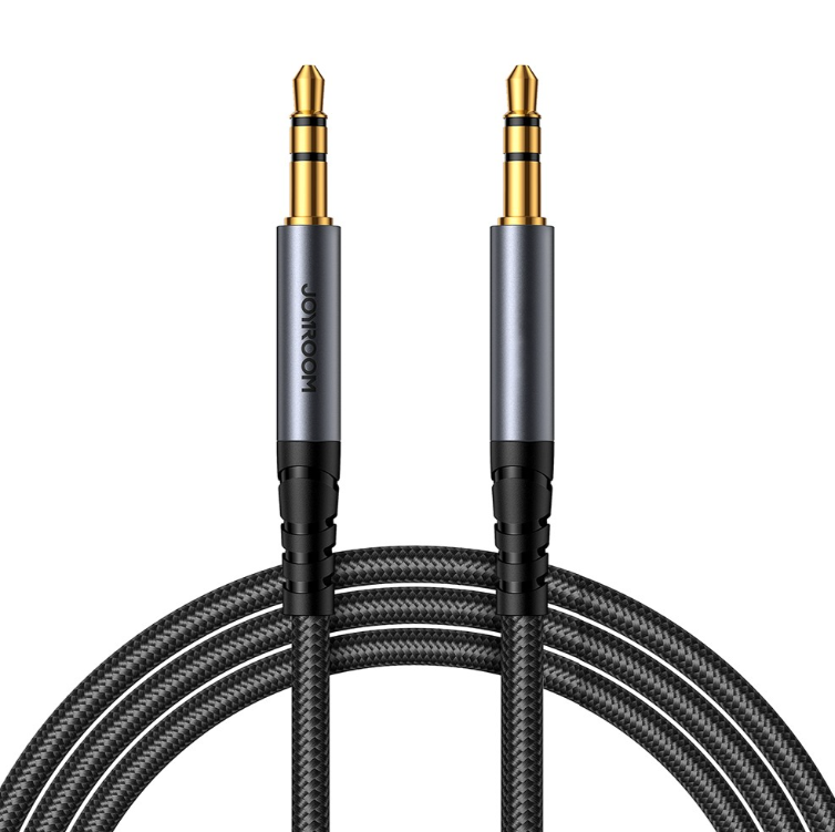 Helikaabel Joyroom SY-A08 3,5mm / 3,5mm (1.2m / must)
