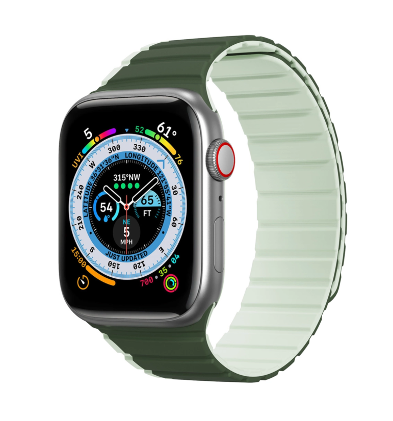 Kellarihm Dux Ducis Strap Apple Watch 42/ 44/ 45/ 49 mm (roheline)