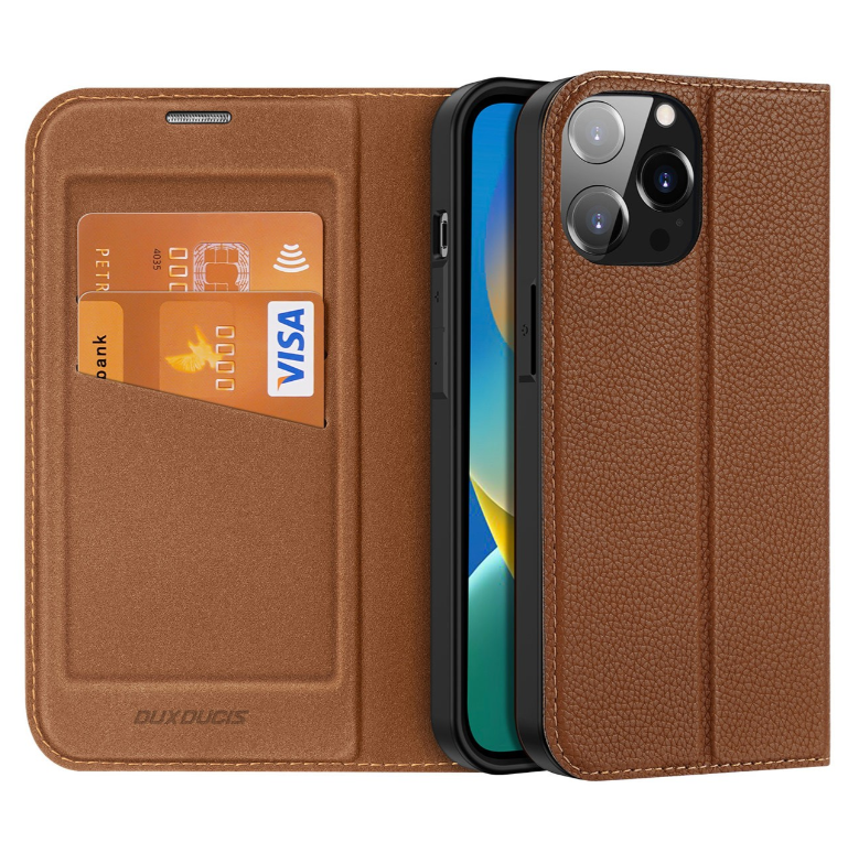 Ümbris kaanega Dux Ducis Skin X2 Xiaomi Redmi Note 12 Pro 5G / Poco X5 Pro 5G (pruun)