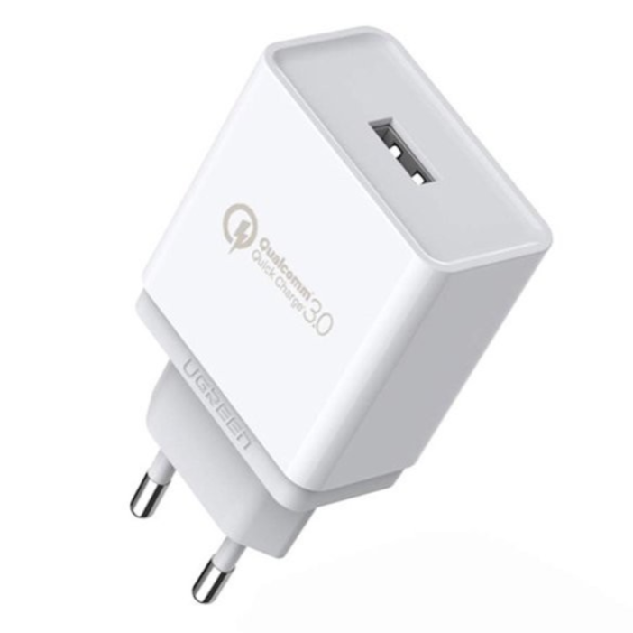 Adapter Ugreen CD122 USB 18W QC 3.0 3A (valge)