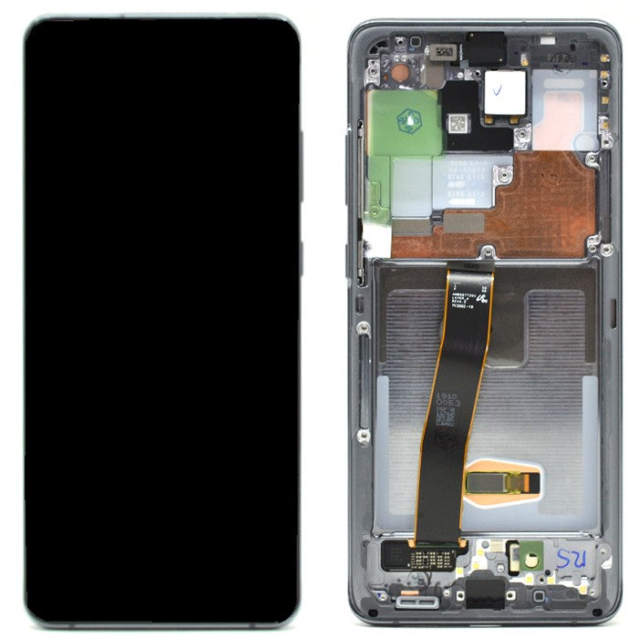 Varuosa Samsung Galaxy S20 Ultra ekraan raamiga (grey, service pack)