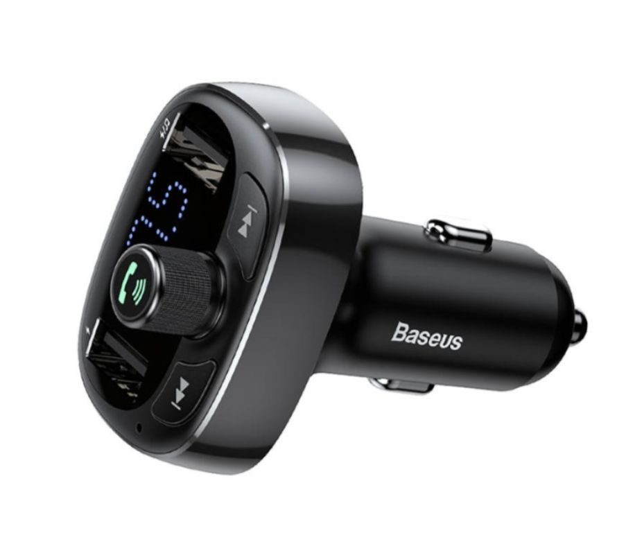 Bluetooth Transmitter Baseus S-09 CCALL-TM01 2xUSB 3.4A, microSD