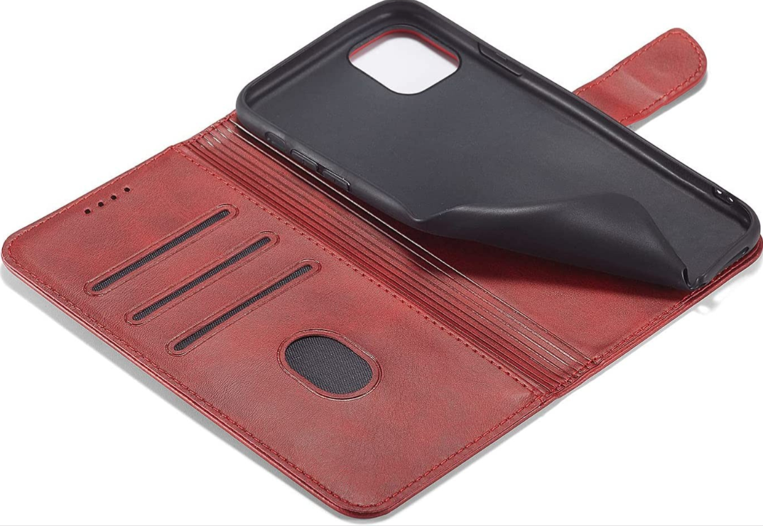 Ümbris kaanega Wallet Case Samsung S721 S24 FE (punane)