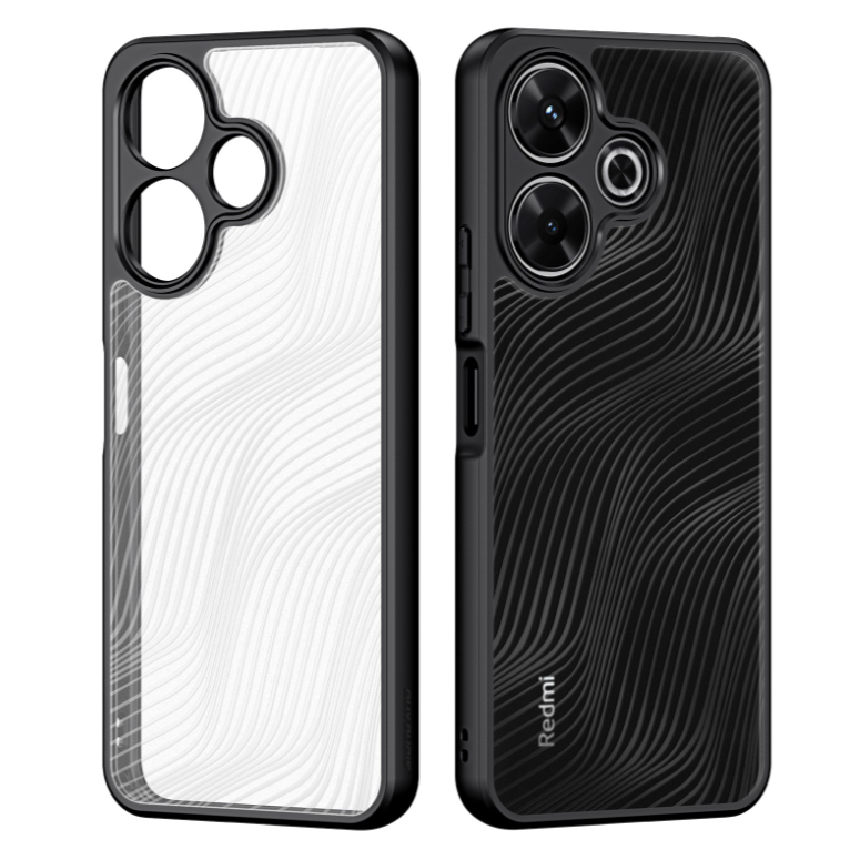 Ümbris Dux Ducis Aimo Xiaomi Redmi 13 4G / Redmi 13 5G / Poco M6 4G (läbipaistev / must)