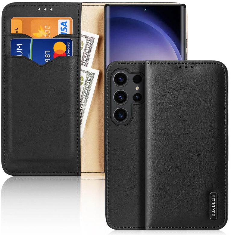 Ümbris kaanega Dux Ducis Hivo Samsung S921 S24 (must)