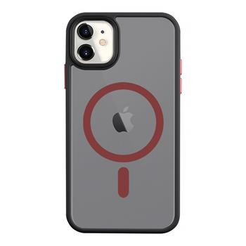 Ümbris Superstealth MagSafe iPhone 11 (punane/must)