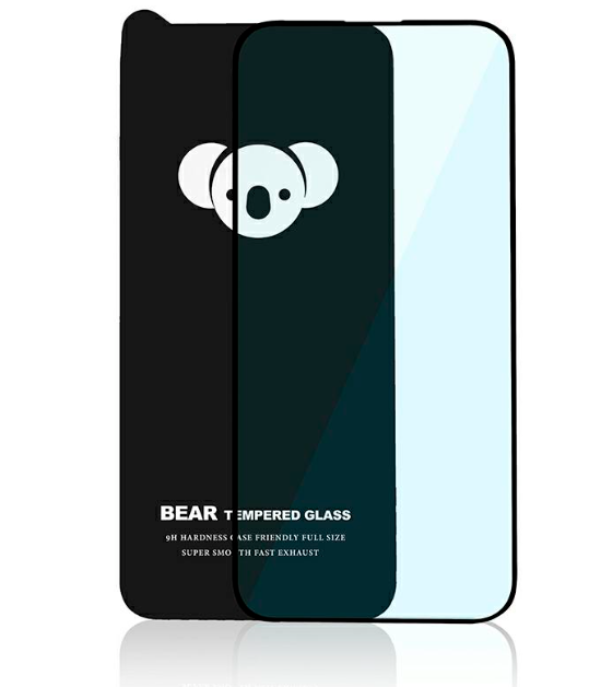 Kaitseklaas BEAR HD Full Glue Apple iPhone 14 Pro (must)