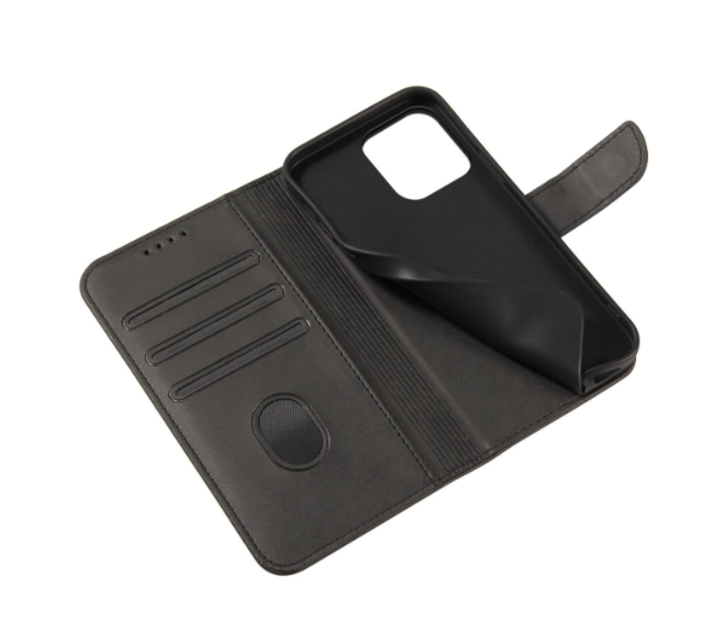 Ümbris kaanega Wallet Case iPhone 15 Plus (must)