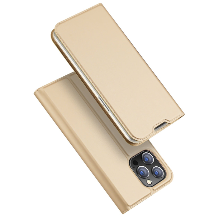 Ümbris kaanega Dux Ducis "Skin Pro" Xiaomi Redmi 10 / Redmi 10 2022 (kuldne)